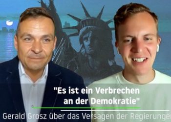 "Es ist ein Verbrechen ungeahnten Ausmaßes" – Gerald Grosz über das Versagen der Regierungen