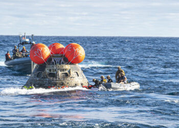 Artemis-Mission der NASA: Orion-Kapsel nach knapp einem Monat im All im Pazifik gelandet