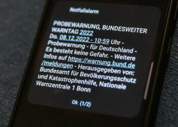 Deutschland testet erneut neue Alarmsysteme via Mobiltelefon