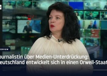 Journalistin über Medien-Unterdrückung: Deutschland entwickelt sich zu einem Orwell-Staat