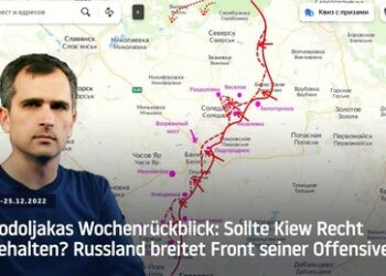 Podoljakas Wochenrückblick: Sollte Kiew Recht behalten? Russland breitet Front seiner Offensive aus