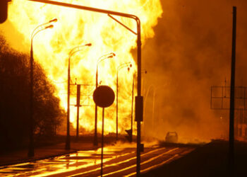 Russland: Explosion und Brand an Gasleitung