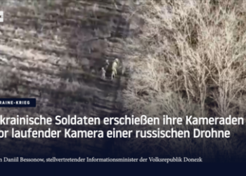 Video: Ukrainische Soldaten erschießen ihre Kameraden – vor laufender Kamera einer russischen Drohne