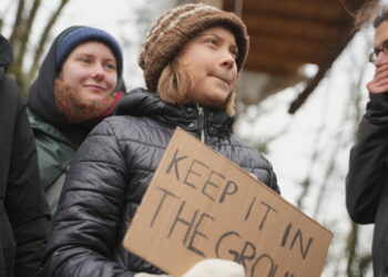 Greta Thunberg prangert in Lützerath "Polizeigewalt" an