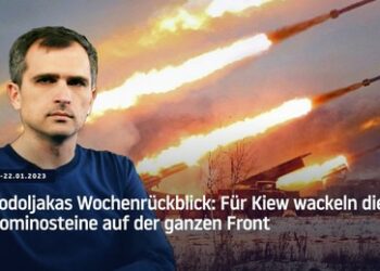 Podoljakas Wochenrückblick: Für Kiew wackeln die Dominosteine auf der ganzen Front