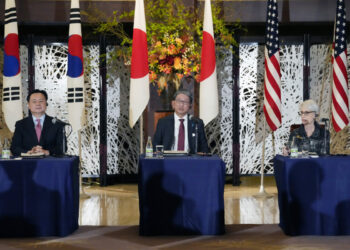 Japan, Südkorea und die USA geloben, sich gegen das kommunistische China zu wehren