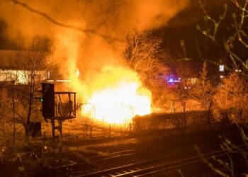 Brandanschlag auf Bahnanlage in Berlin von Bundespolizei verhindert