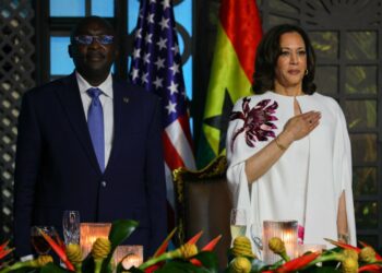 Harris kündigt während eines Treffens mit Akufo-Addo Hilfe in Höhe von 100 Millionen US-Dollar für Ghana an
