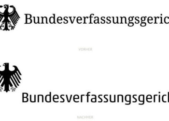 Bundesverfassungsgericht ändert Logo: Modernes Erscheinungsbild für 85.000 Euro