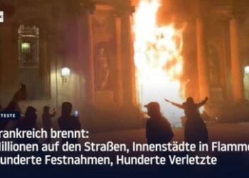 Frankreich brennt: Millionen auf den Straßen, Innenstädte in Flammen, Hunderte Verletzte