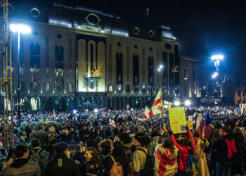 Laut georgischem Politiker: "Revolutionäre Kämpfer" kommen aus der Ukraine nach Georgien
