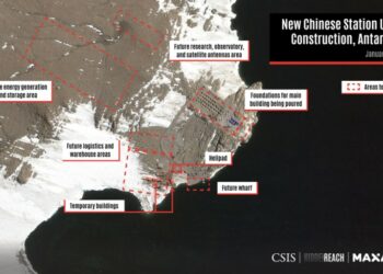 China setzt den Bau der 5. Basis in der Nähe des Südpols fort