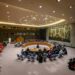 A general view shows a United Nations security council meeting on non-proliferation and the DPRK, or North Korea, at the United Nations headquarters in New York City on March 20, 2023. (Ed Jones/AFP via Getty Images)