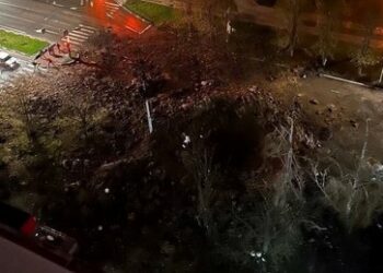 Belgorod: Gigantischer Krater nach mutmaßlichem ukrainischen Raketenangriff