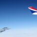 Britische und deutsche Militärflieger fangen russische Flugzeuge über der Ostsee ab