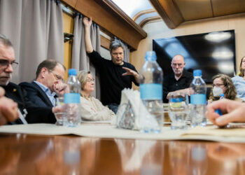 "Überraschender" Besuch von Vizekanzler Habeck in Kiew