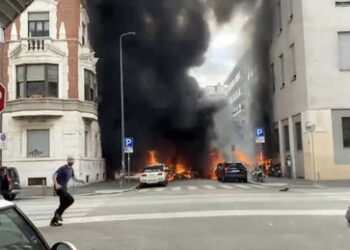 Schwere Explosion in Mailand: Lieferwagen mit Sauerstoffflaschen detoniert im Stadtzentrum