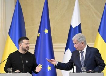 Selenskij in Finnland: Ein Star auf der Flucht?