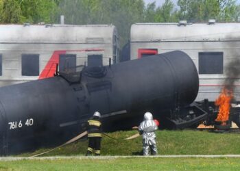 Terroranschlag im Gebiet Brjansk: Güterzug entgleist wegen Explosion