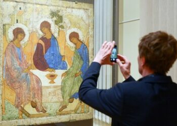 Weltberühmte Dreifaltigkeitsikone von Andrei Rubljow der Russisch-Orthodoxen Kirche zurückgegeben
