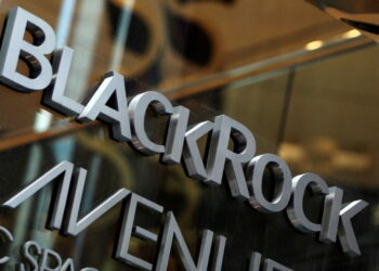 The BlackRock logo outside of its offices in New York on Jan. 18, 2012. (Shannon Stapleton/Reuters)