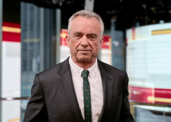 Robert F. Kennedy, Jr. visits "The Faulkner Focus" at Fox News Channel Studios in New York City on June 2, 2023. (Jamie McCarthy/Getty Images)