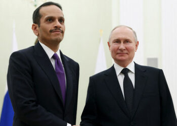 "Schlüsselpartner" in Nahost: Putin führt Gespräche mit Katars Premierminister