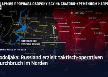 Podoljaka: Russland erzielt taktisch-operativen Durchbruch im Norden