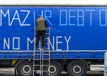 Über 130 LKW-Fahrer im Streik – es ist dieselbe polnische Spedition, die nicht zahlt