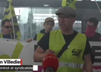 Eisenbahner besetzen Gebäude des französischen Ministeriums für Klimawandel