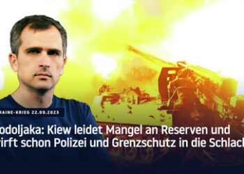 Podoljaka: Mangel an Reserven – Kiew wirft schon Polizei und Grenzschutz in die Schlacht