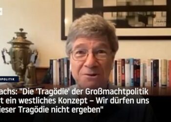US-Ökonom Jeffrey Sachs: Ende der 500-jährigen westlichen Hegemonie ist unvermeidlich