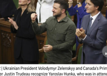 Weil er gegen Russen kämpfte – Selenskij und Trudeau bejubeln ehemaligen SS-Soldaten