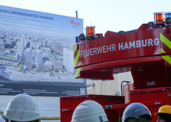 Fünf Tote bei Unfall auf Hamburger Baustelle