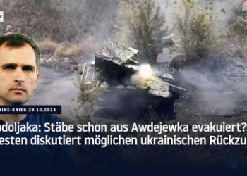 Podoljaka: Stäbe schon aus Awdejewka evakuiert? Westen diskutiert möglichen ukrainischen Rückzug