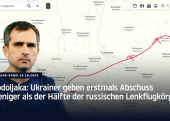 Podoljaka: Ukrainer geben erstmals Abschuss weniger als der Hälfte der russischen Lenkflugkörper zu