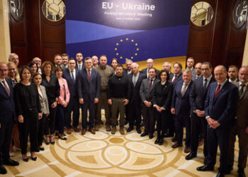 Reine Propaganda-Show: Treffen der EU-Außenminister in Kiew