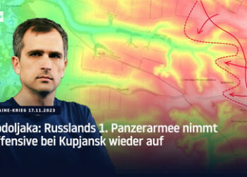 Podoljaka: Russlands 1. Panzerarmee nimmt Offensive bei Kupjansk wieder auf