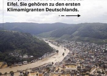 Der Deutschlandfunk präsentiert erste "Klimamigranten Deutschlands" – aus dem Ahrtal geflohen