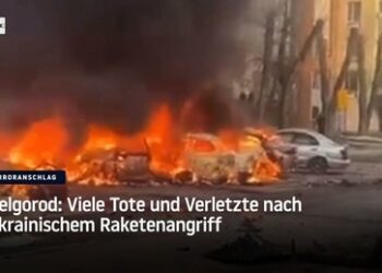 Moskau: Angriff auf Belgorod erfolgte mit verbotener Streumunition