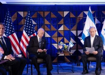 Joe Biden, Antony Blinken, William Burns - und ihre kriminelle Rolle beim Massaker in Gaza