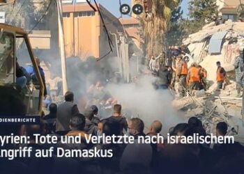 Mehrere Tote nach israelischem Angriff auf Damaskus, darunter vier iranische Offiziere