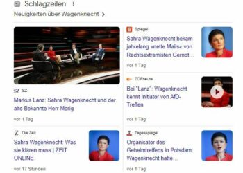 Mörig-Mails an Wagenknecht bei Lanz – War Correctiv-Denunziation gegen Wagenknecht gerichtet?