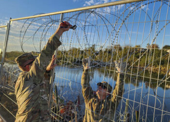 USA: Texas und Washington kämpfen um Stacheldraht an der Grenze