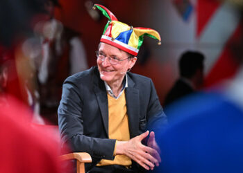 Lauterbach vor dem Narrengericht: "Die Sensenmann-Aura ist bei ihm Programm"