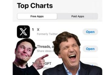Nach Tucker Carlsons Interview mit Putin: X wird zur meistgeladenen kostenlosen App im App Store