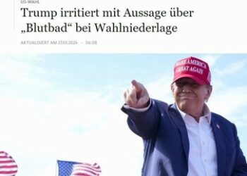 "Blutbad bei Wahlniederlage" – Deutsche Medien täuschen Leser bewusst zu Trump-Aussage in einer Rede