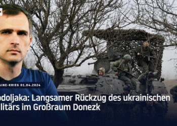 Podoljaka: Langsamer Rückzug des ukrainischen Militärs im Großraum Donezk