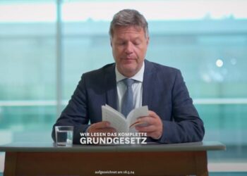 Brutalstmögliche Bürgerverhöhnung – Grüne Bundestagsfraktion liest das Grundgesetz vor