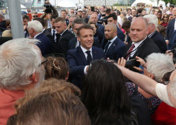 Emmanuel Macron zum Staatsbesuch in Berlin eingetroffen
